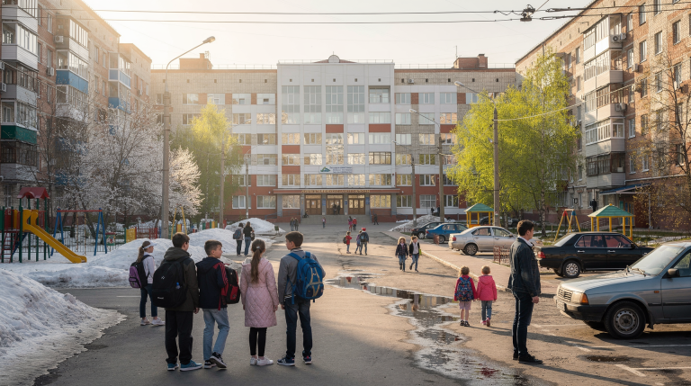 Город, который живёт расписанием школьных каникул
